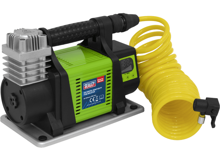 Sealey MAC05D Digital Tyre Inflator 12V Heavy-Duty