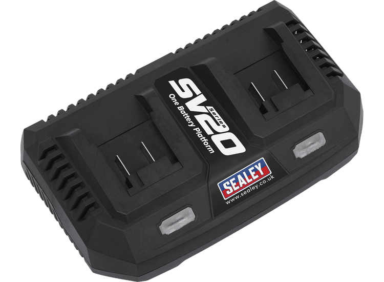 Sealey CP20VMC2 Dual Battery Charger 20V Lithium-ion for SV20 Series