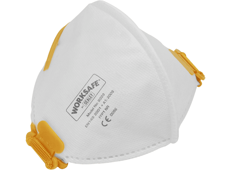 Sealey 9329/10 Fold Flat Mask FFP1 - Pack of 10