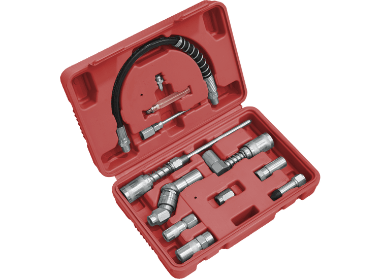 Sealey AK4482 Grease Gun Adaptor Kit 12pc