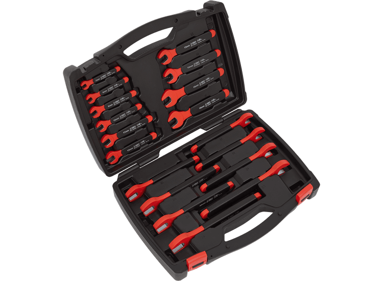 Sealey AK63172 Insulated Open-End Spanner Set 18pc VDE Approved
