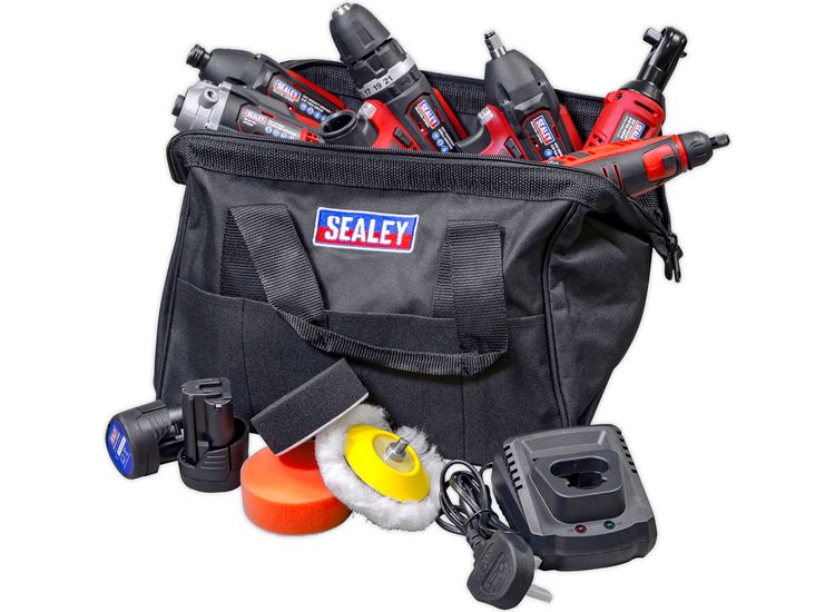 Sealey CP1200COMBO2 CP1200 Series 6 x 12V Cordless Power Tool Combo Kit