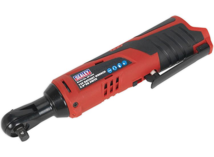 Sealey CP1202 Cordless Ratchet Wrench 3/8"Sq Drive 12V Li-ion - Body Only