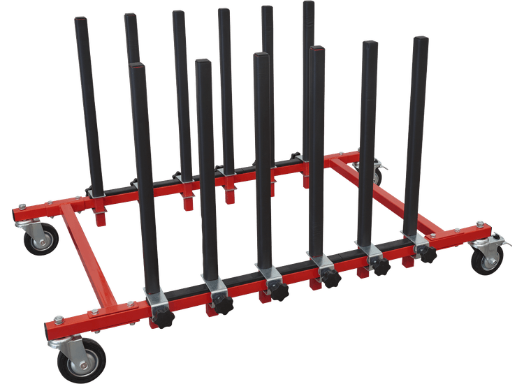 Sealey MK76 Panel Storage Rack Mobile Holds 5 Panels