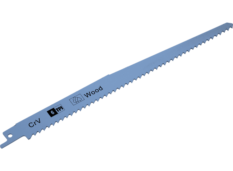 Sealey SRBS911D Reciprocating Saw Blade Clean Wood 230mm 6tpi - Pack of 5