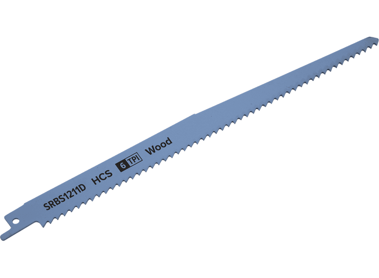 Sealey SRBS1211D Reciprocating Saw Blade Clean Wood 250mm 6tpi - Pack of 5