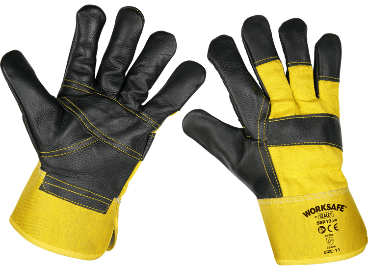 Sealey Rigger's Gloves Hide Palm