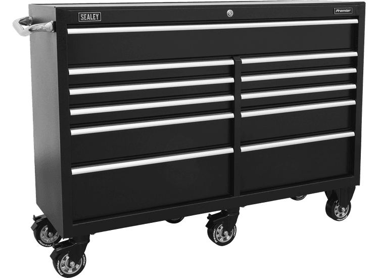 Sealey PTB143011 Rollcab 11 Drawer 1430mm Heavy-Duty Black