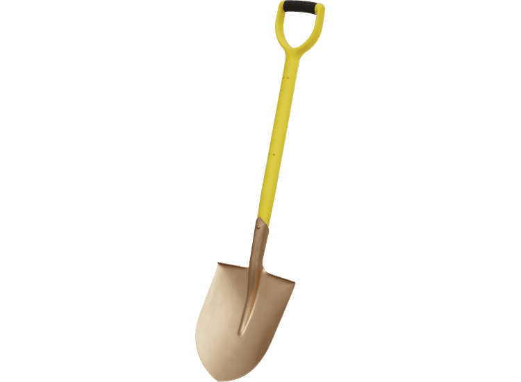 Sealey NS107 Round Point Shovel 240 x 420 x 990mm - Non-Sparking