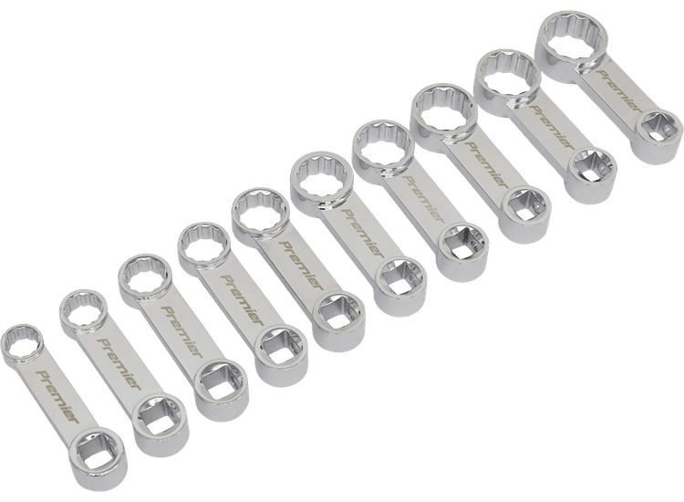 Sealey AK59895 Torque Adaptor Spanner Set 10pc 3/8"Sq Drive - Metric