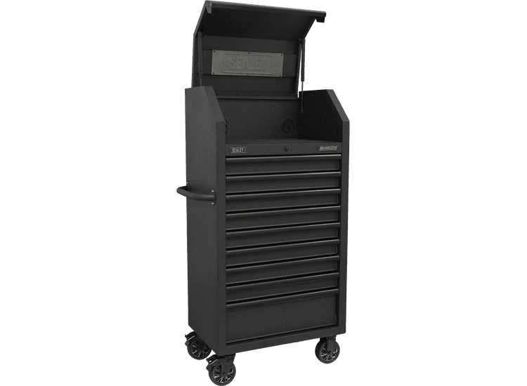 Sealey AP2709BE Tower Cabinet 9 Drawer 690mm with Soft Close Drawers &amp; Power Strip