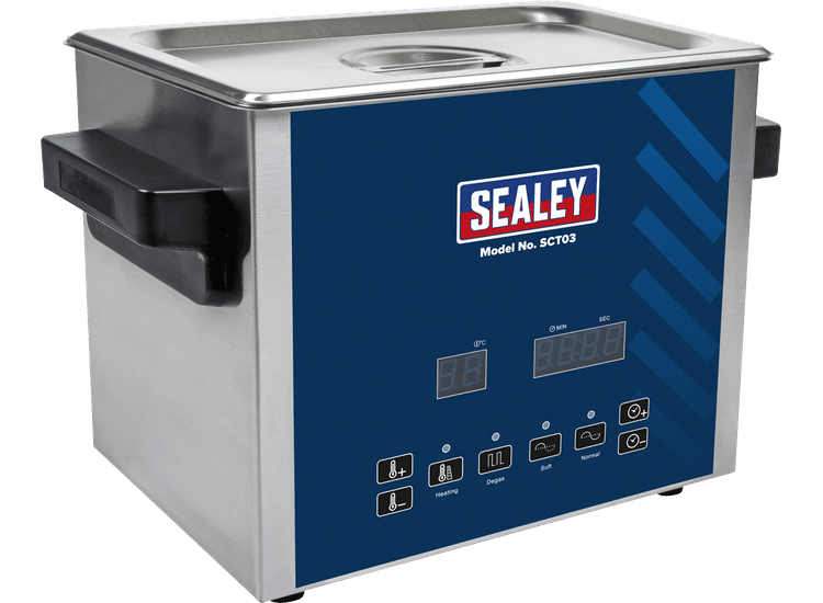Sealey SCT03 Ultrasonic Parts Cleaning Tank 3L