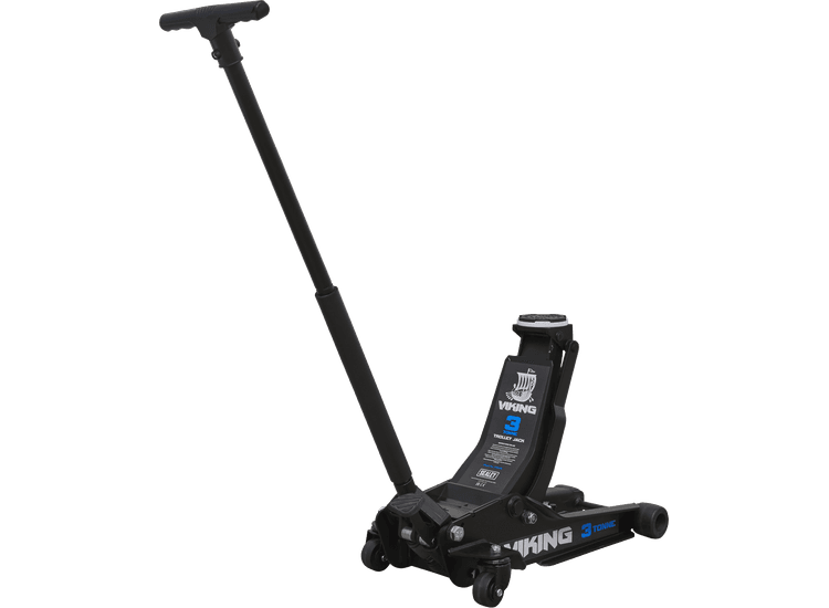 Sealey 3100TB Viking 3tonne Low Entry Trolley Jack with Rocket Lift