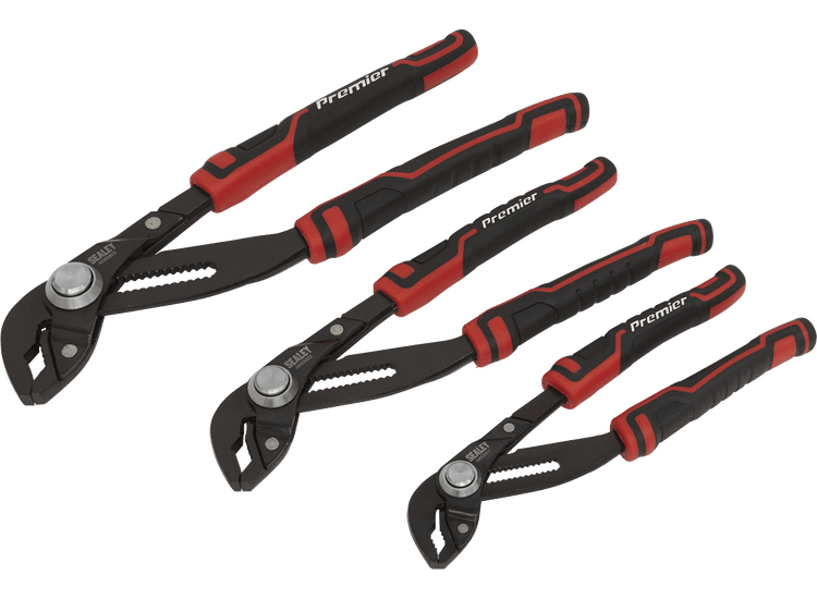 Sealey AK8380 Water Pump Pliers Set 3pc Quick Release