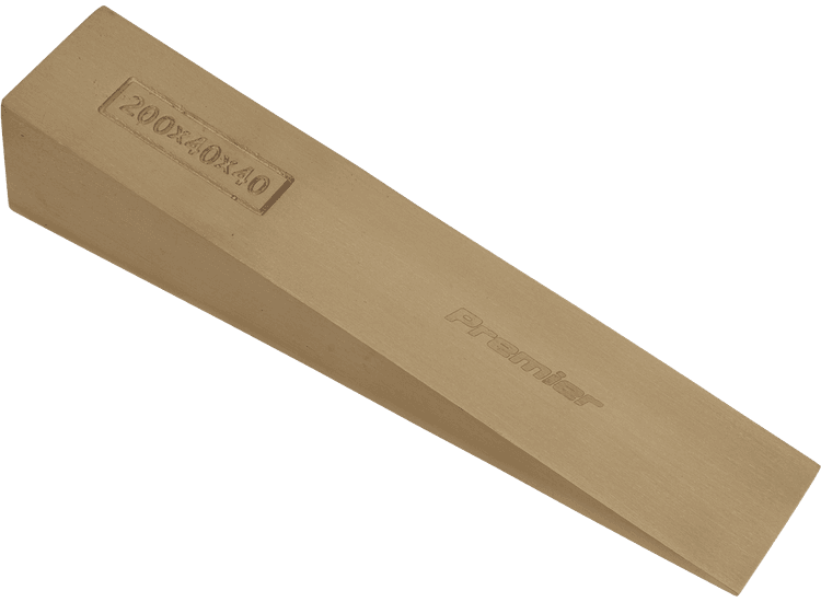Sealey NS122 Wedge 200 x 40 x 40mm - Non-Sparking