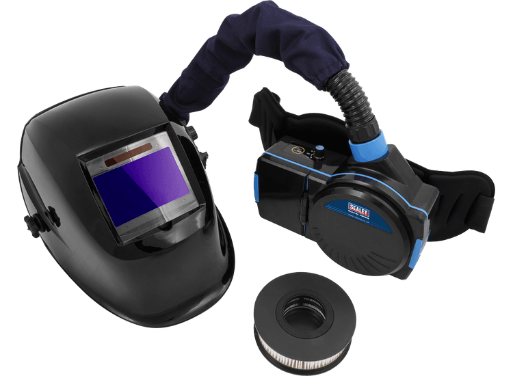 Sealey PWH616 Welding Helmet with Powered Air Purifying Respirator (PAPR) Auto Darkening