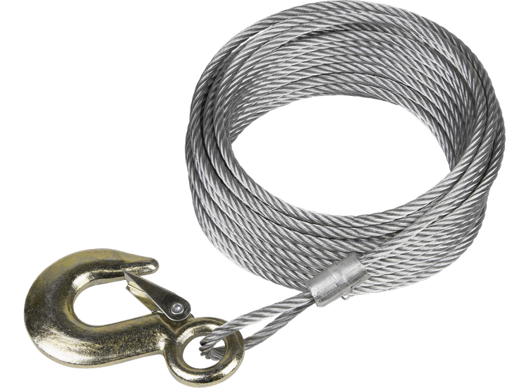Sealey GWEC12 Winch Cable 540kg 10m