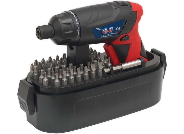 Sealey CP36S Cordless Screwdriver Set 53pc 3.6V Lithium-ion