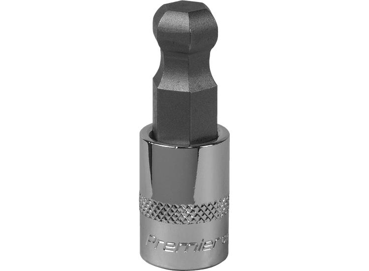 Sealey SBBH009 Ball-End Hex Socket Bit 12mm 3/8"Sq Drive