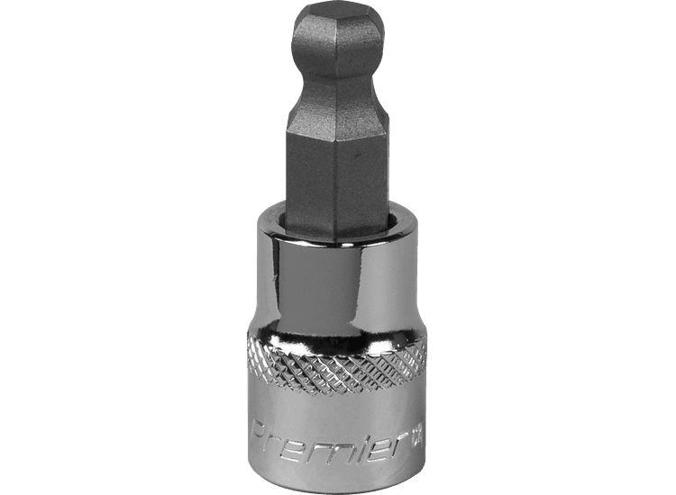 Sealey SBBH007 Ball-End Hex Socket Bit 9mm 3/8"Sq Drive