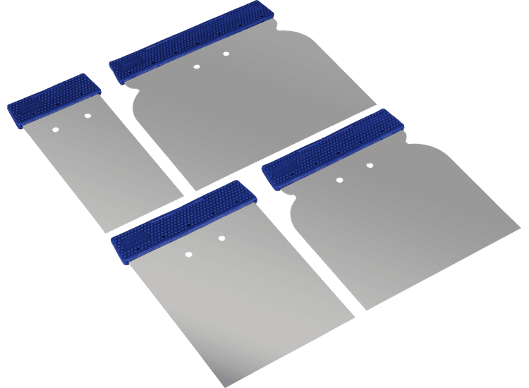 Sealey PA02 Body Filler Applicator Set 4pc