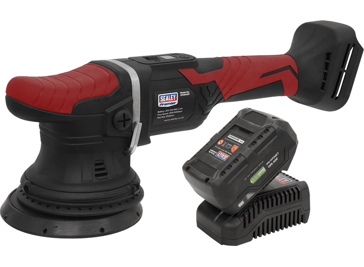 Sealey CP20VOPKIT Cordless Orbital Polisher Kit 20V Ø125mm