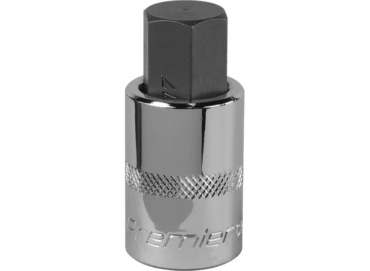 Sealey SBH025 Hex Socket Bit 17mm 1/2"Sq Drive