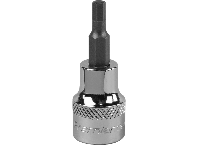Sealey SBH007 Hex Socket Bit 4mm 3/8"Sq Drive