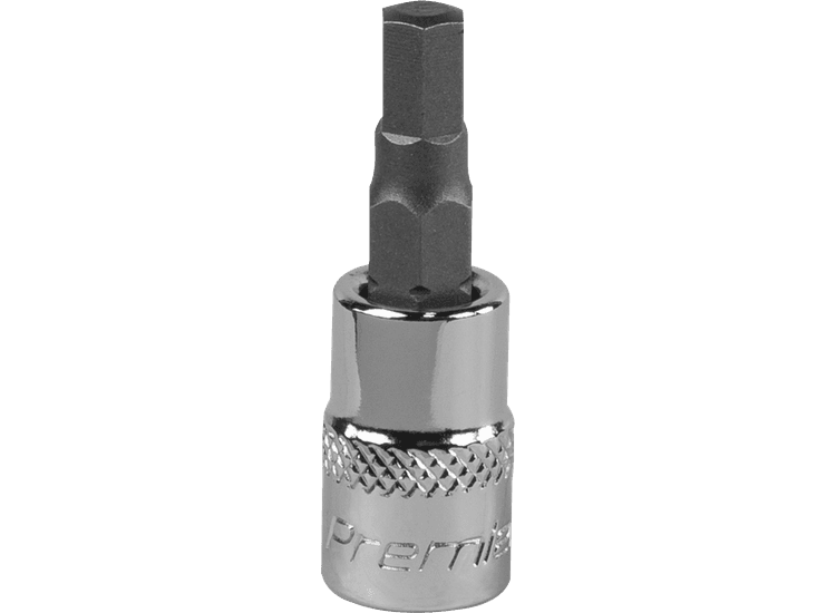 Sealey SBH003 Hex Socket Bit 5mm 1/4"Sq Drive