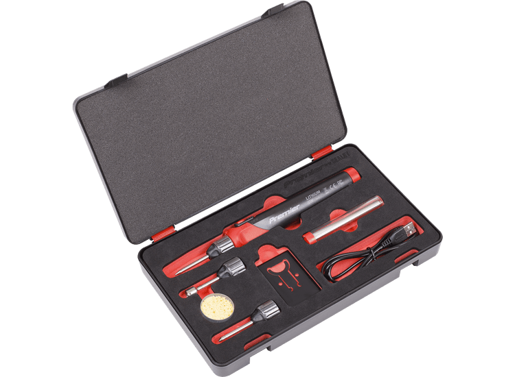 Sealey SDL11 Lithium-ion Rechargeable Soldering Iron Kit 30W