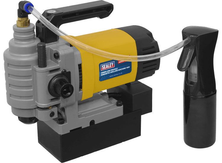 Sealey MAG35110VLP Low Profile Magnetic Drilling Machine 35mm 110V