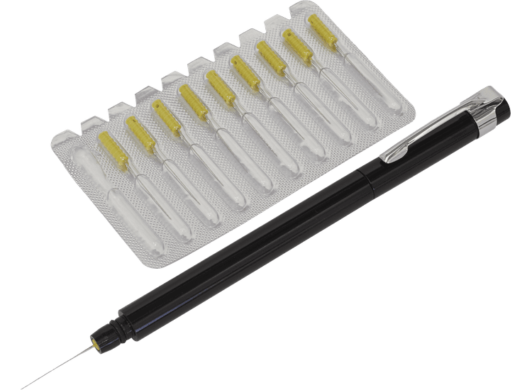 Sealey MK78 Paint Dirt Removal Pen with Needle Set