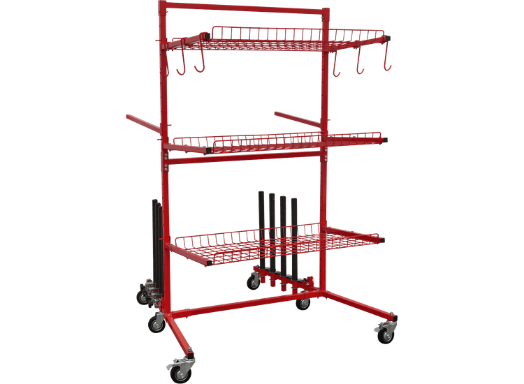 Sealey MK75 Parts Cart with Panel Train