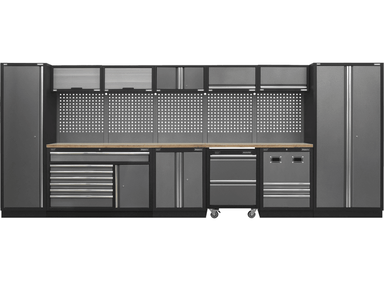 Sealey APMSSTACK16W Modular Storage System Combo - Pressed Wood Worktop