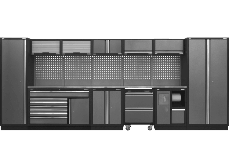 Sealey APMSSTACK15SS Modular Storage System Combo - Stainless Steel Worktop
