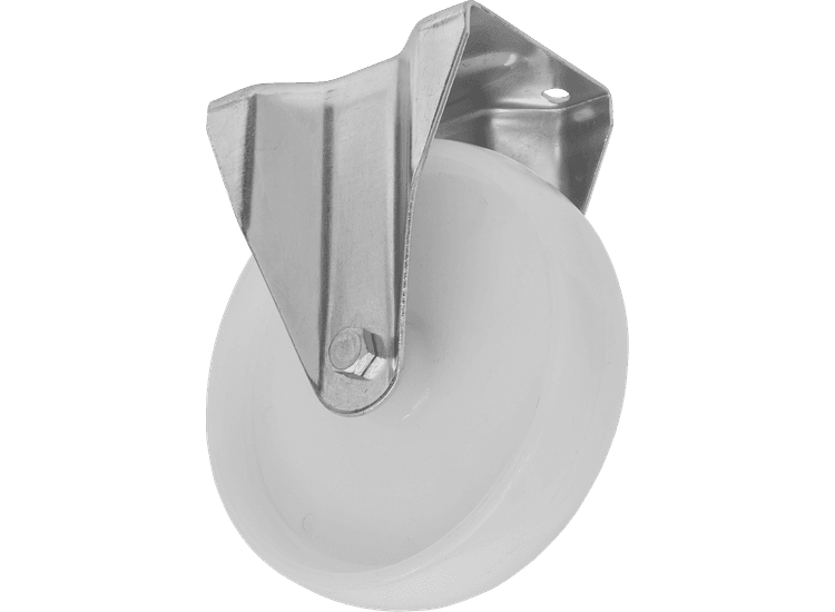 Sealey SCW4100FPEM Heavy-Duty Nylon Fixed Plate Castor Wheel Ø100mm - Trade