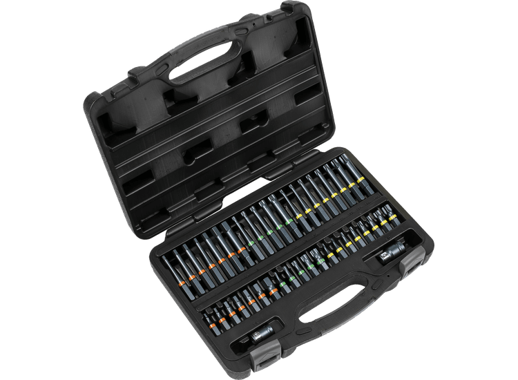 Sealey AK21901 TRX-Star*/Hex/Spline Bit Set Impact 42pc 3/8" &amp; 1/2"Sq Drive