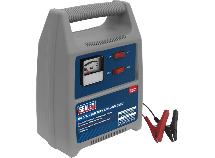 Sealey DSBC8 Battery Charger 8A 6/12V 230V