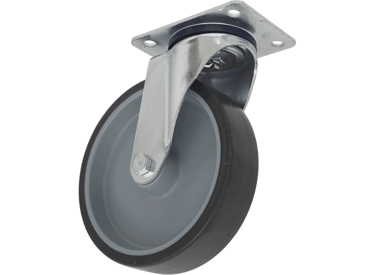Sealey SCW2100SPEM Medium-Duty Thermoplastic Swivel Castor Wheel Ø100mm - Trade