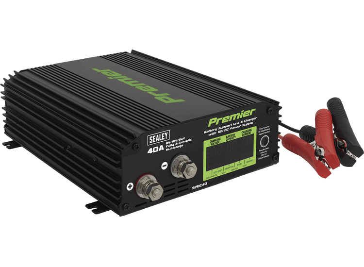 Sealey SPBC40 Battery Support Unit &amp; Charger 40A