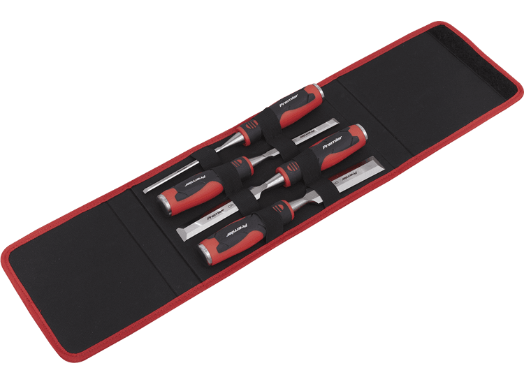 Sealey AK9239 Hammer-Thru Wood Chisel 4pc Set