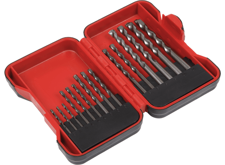 Sealey AK3715M Masonry Drill Bit Set 15pc
