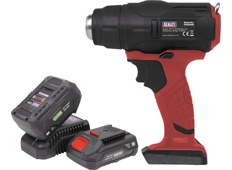 Sealey CP20VHGKIT2 Cordless Hot Air Gun Kit 20V - 2 Batteries