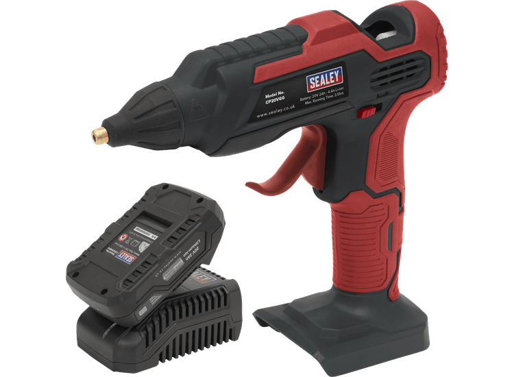 Sealey CP20VGGKIT1 Cordless Glue Gun Kit 20V 2Ah