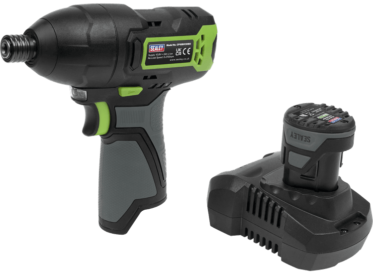 Sealey CP108VCID Cordless Impact Driver 1/4"Hex Drive 10.8V 2Ah