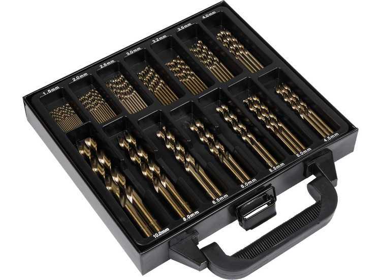 Sealey DBS99CB Drill Bit Set HSS Cobalt Fully Ground 99pc
