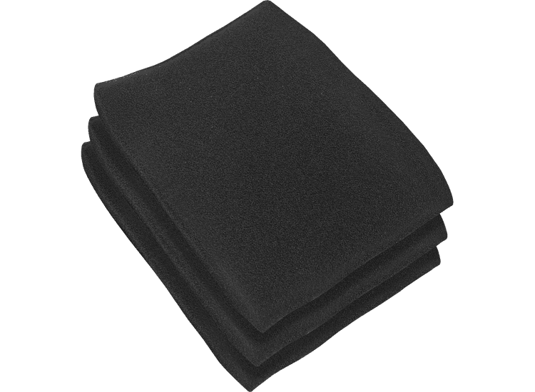 Sealey PC380MFF Foam Filter - Pack of 3