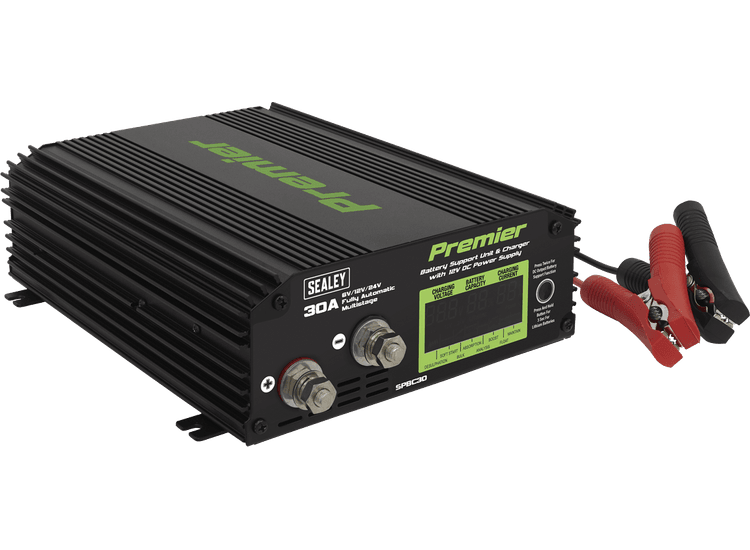 Sealey SPBC30 Battery Support Unit &amp; Charger 30A