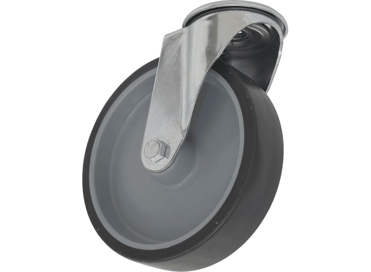 Sealey SCW275SBEM Medium-Duty Thermoplastic Bolt Hole Swivel Castor Wheel Ø75mm - Trade