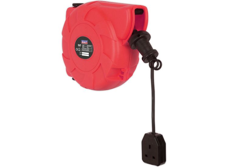 Sealey CRM101 Cable Reel System Retractable 10m 1 x 230V Socket